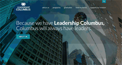 Desktop Screenshot of leadershipcolumbus.org