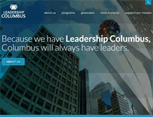 Tablet Screenshot of leadershipcolumbus.org